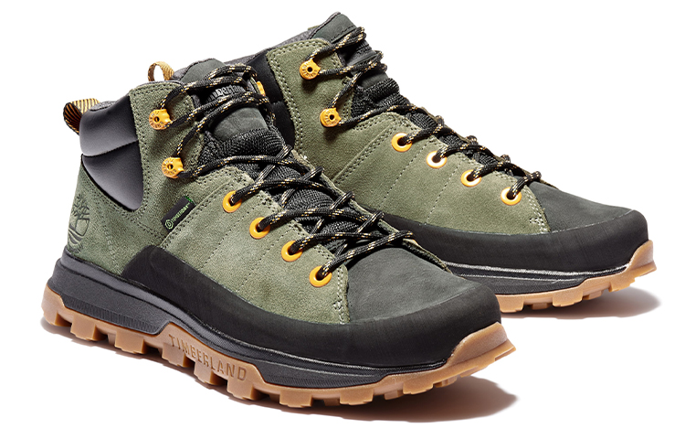 Lookbook Timberland Treeline Mid Waterproof Wandelschoen ''Zwart Groen'' A25KVA58