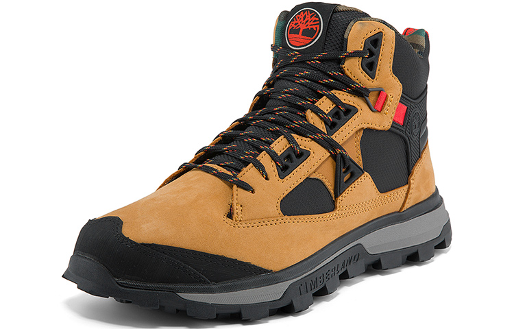 Lookbook Timberland Treeline Str Mid Hiking Wide Fit Boot 'Wheat' A2EH7M