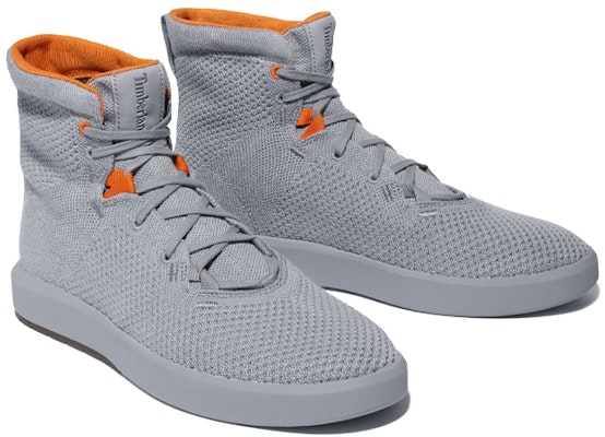 Timberland TrueCloud EK+ Knit Chukka Shoes 'Grey Orange' A24YG050 Lookbook Timberland TrueCloud EK+ Knit Chukka Shoes 'Grey Orange' A24YG050