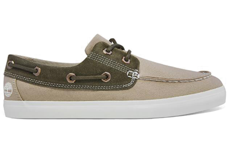 Order Timberland添柏嵐 帆布 復古休閒板鞋 米色 窄版