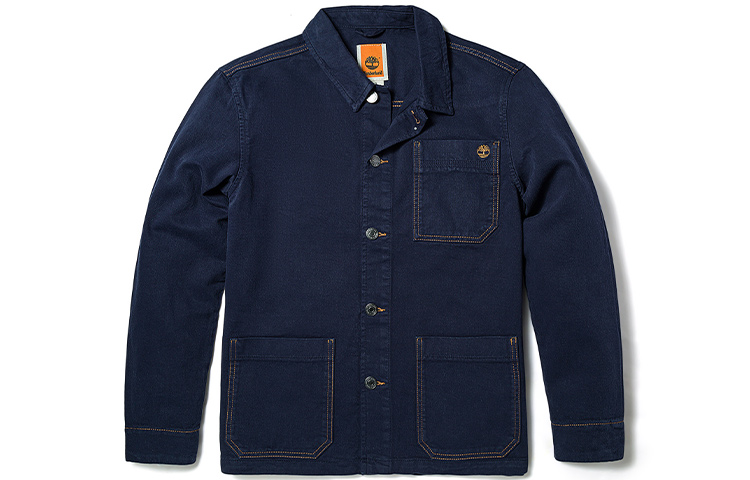 Timberland Unisex Casual Denim Jacket - Indigo Blue A6QNS-DM2