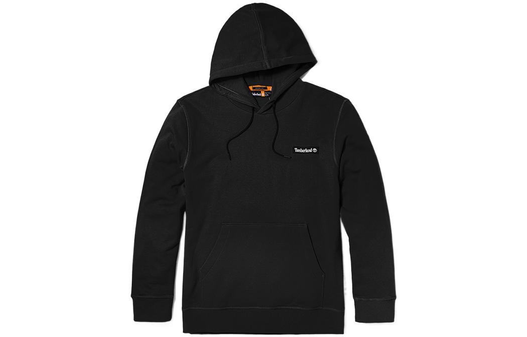 Timberland Unisex Solid Color Hoodie with Drawstring - Black A6Q5U-001