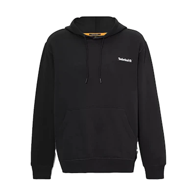 Timberland Unisex Solid Logo Patch Hoodie - Black A63G1-001