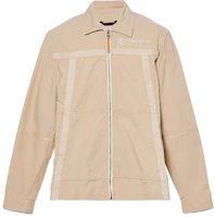 Timberland Unisex Solid Patchwork Collared Long-Sleeve Jacket Khaki A6BQT-269 Timberland Unisex Solid Patchwork Collared Long-Sleeve Jacket Khaki A6BQT-269