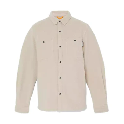 Timberland Utility High-Pile Fleece Overshirt Jacket - Taupe A5VHH-CY2