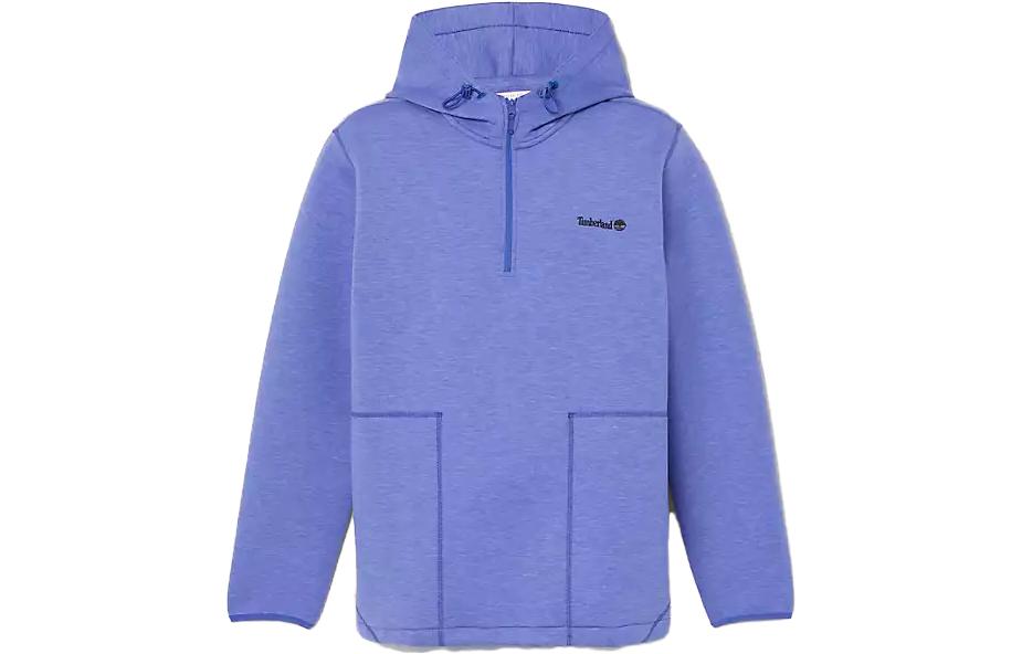 Timberland UV Protection Hoodie Embroidered Blue-Purple Pullover A6NS5-G58