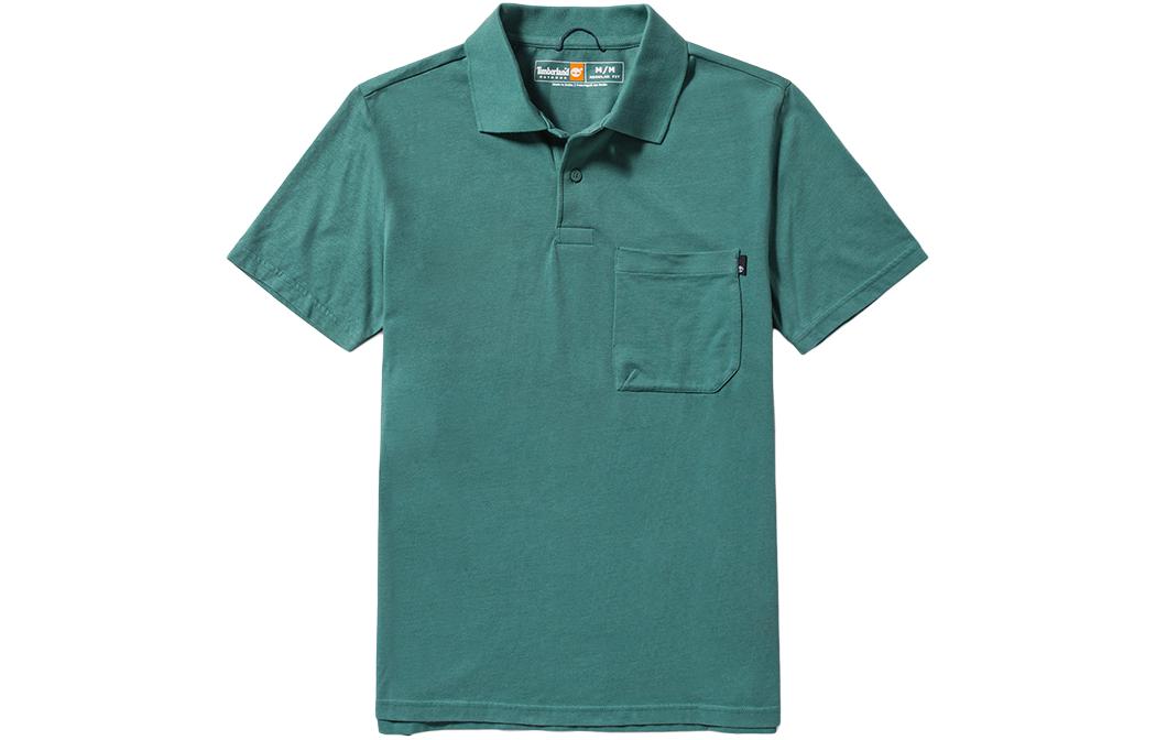 Timberland UV Protection Quick-Dry Polo Shirt for Men - Blue Green A6427-CL6
