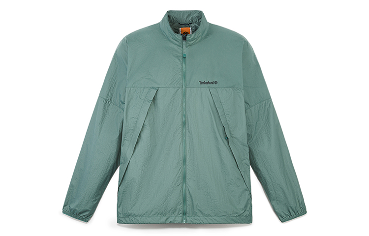 Timberland UV Protection Water-Resistant Stand Collar Jacket Men’s Blue-Green A41R5-CL6