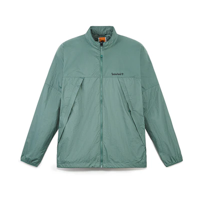 Timberland UV Protection Water-Resistant Stand Collar Jacket Men’s Blue-Green A41R5-CL6