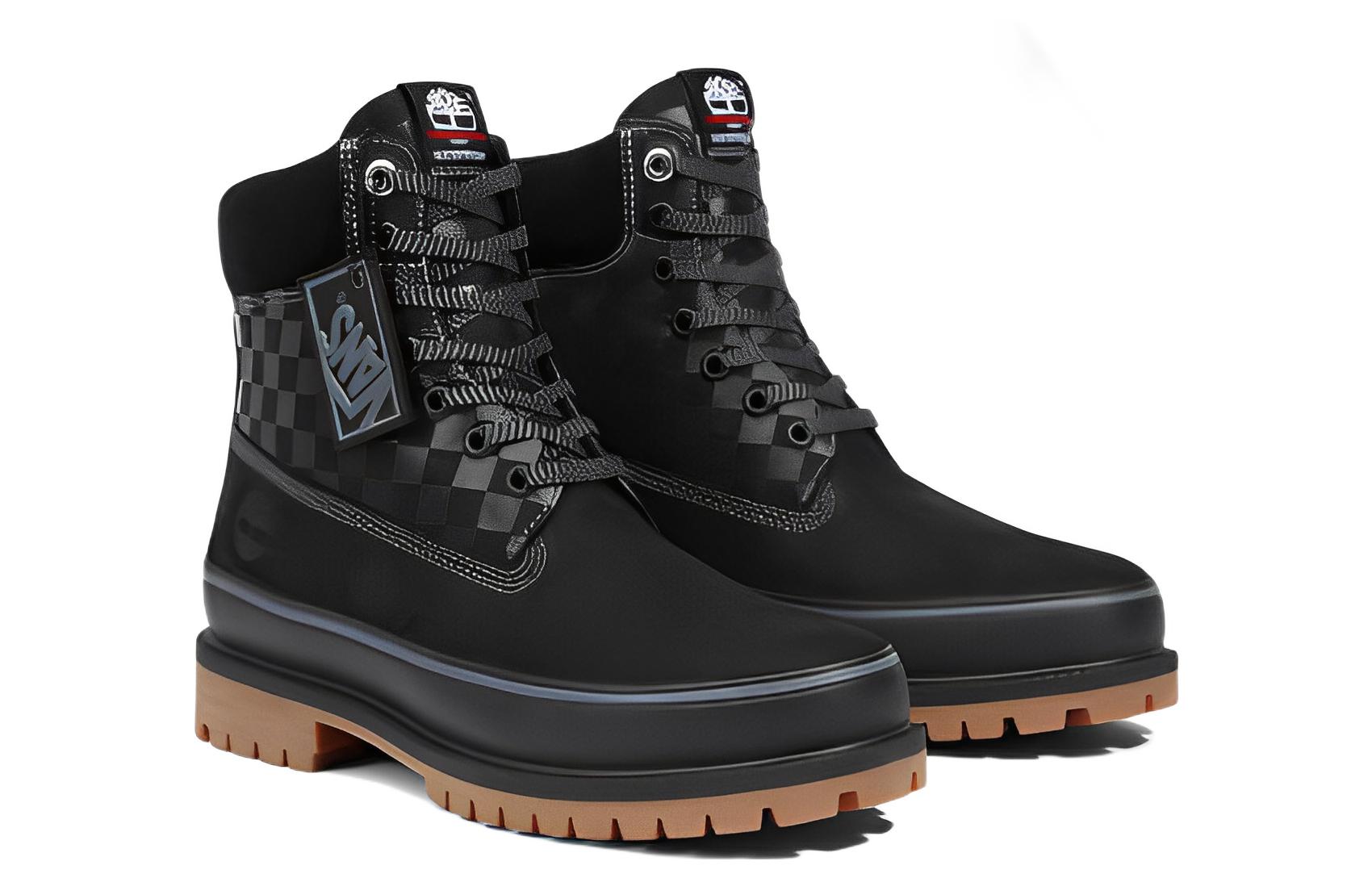 Lookbook 添柏岚Vans联名款6寸防水靴“黑色” 0A6697