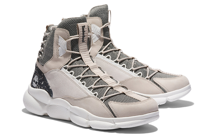 Shop Timberland Vibram ''Blanc Gris'' A2M2TF48