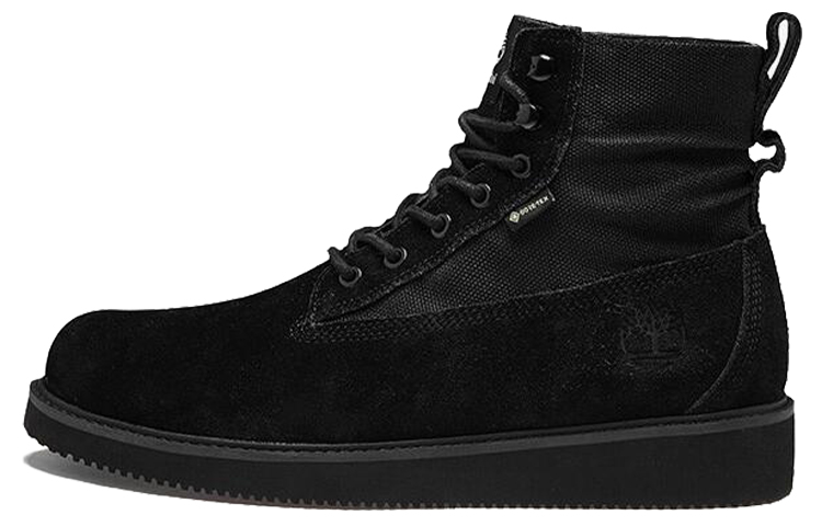 Buy 添柏岚 Vibram 防滑耐磨 高筒工裝戶外靴 黑色 寬版