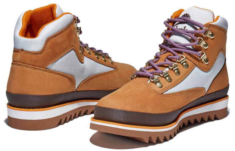 Shop Timberland 小麦色 Vibram 欧登 Hiker 中帮靴 A2HXH231