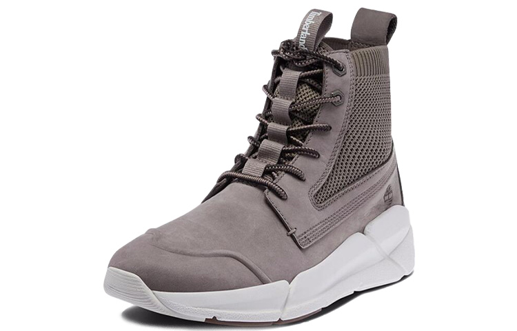 Order Timberland Vibram Sepatu High-Top Bernapas Lebar 'Abu-Abu' A265G