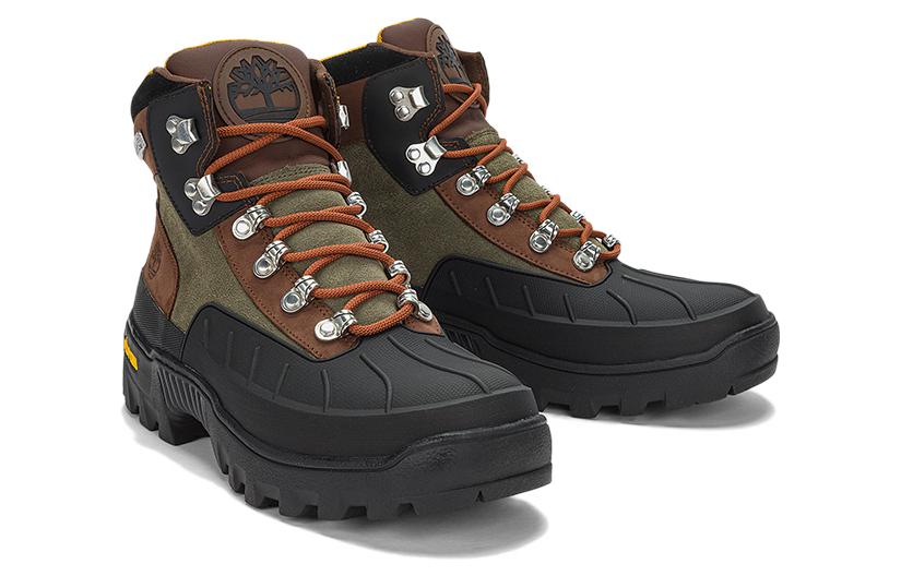 Lookbook Timberland Vibram Mid 'Boot Outdoor Cokelat Tua' A5MD7