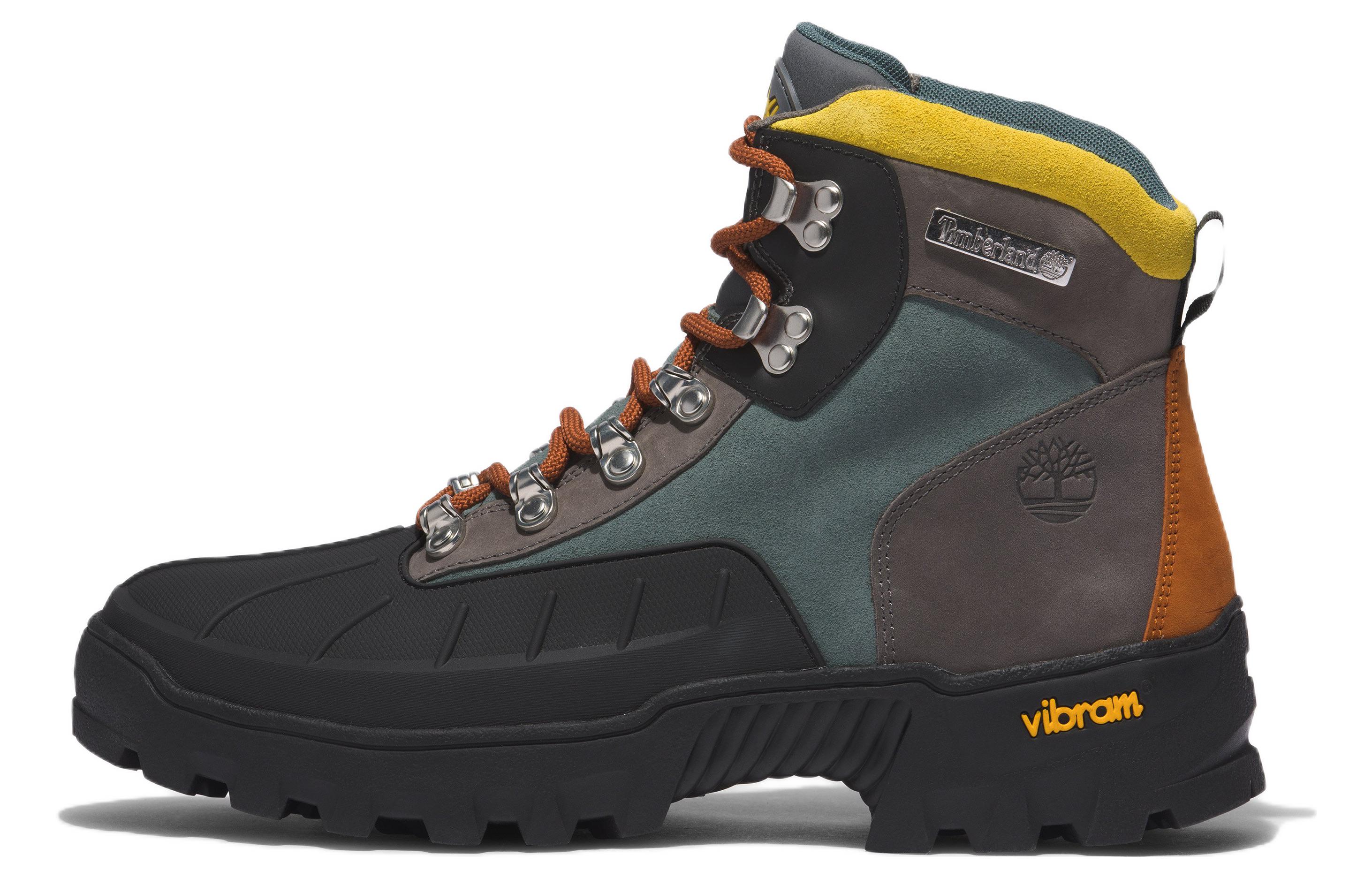 Timberland Vibram Mid 'Outdoor Boot Black Grey Green' A2KJP033