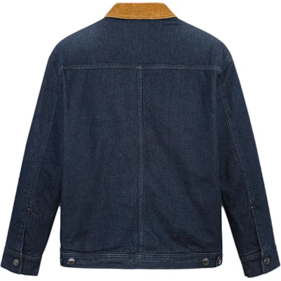 Timberland Vintage Logo Corduroy Denim Multi-Pocket Workwear Jacket Blue A69CU-H87 Lookbook Timberland Vintage Logo Corduroy Denim Multi-Pocket Workwear Jacket Blue A69CU-H87