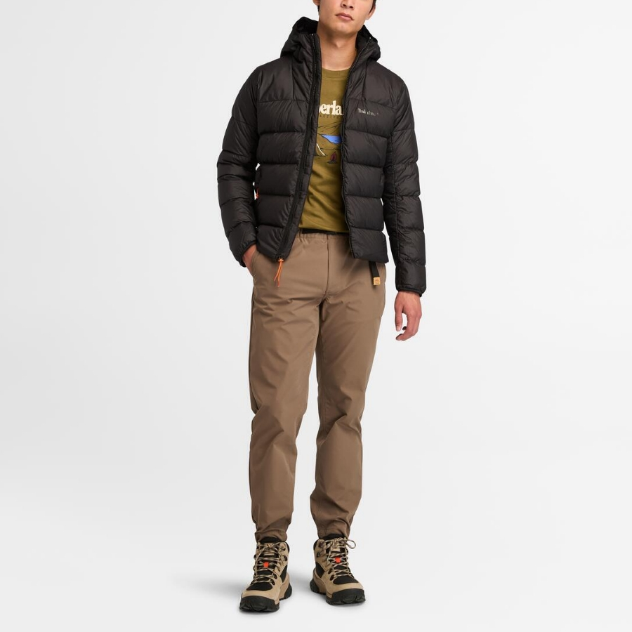 Purchase Timberland Water-Resistant Hooded Down Jacket for Men - Black A5M6P-001