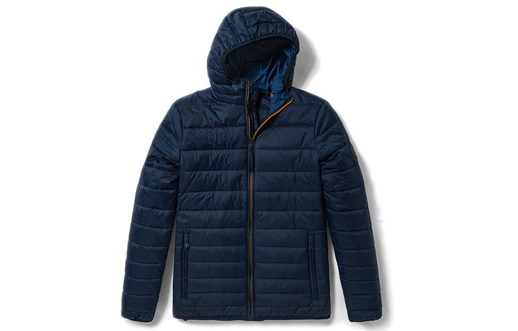 Timberland Water-Resistant Hooded Puffer Jacket Deep Navy Blue A2EP9-433