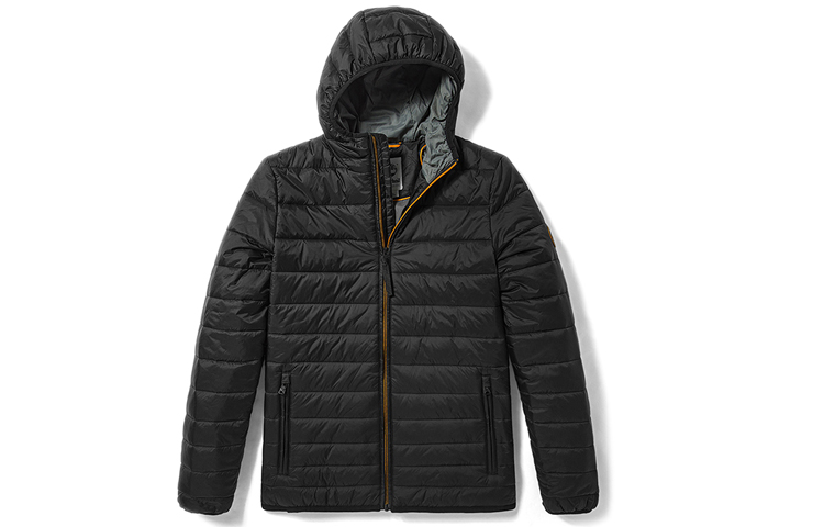 Timberland Water-Resistant Hooded Quilted Jacket Black A2EP9-001