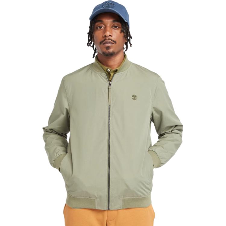 Purchase Chaqueta Bomber Impermeable Timberland para Exteriores Color Verde Cassel A4235-590