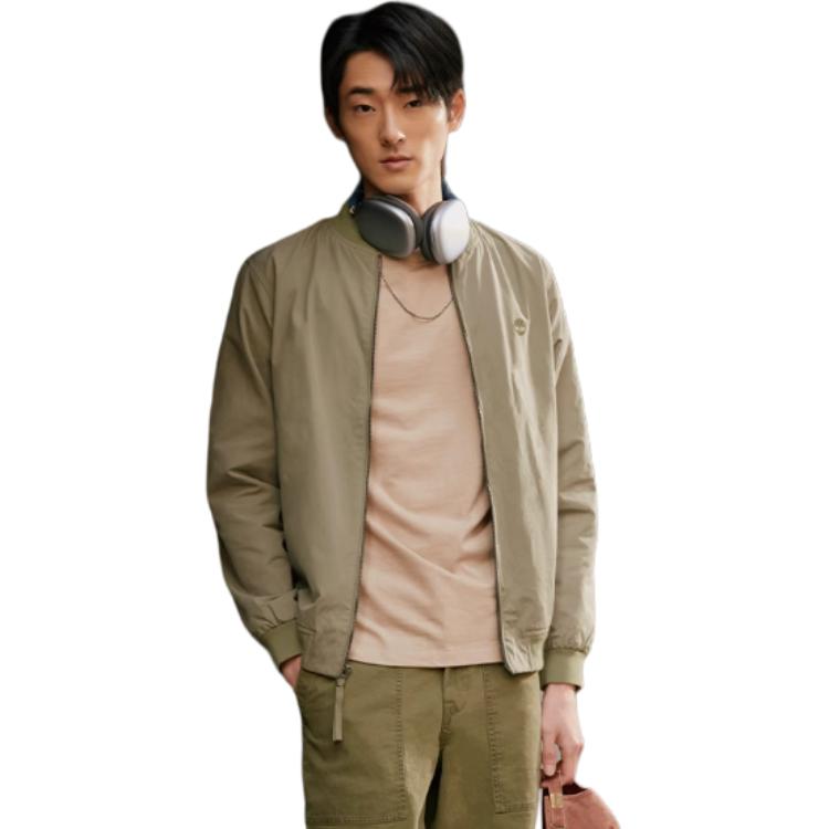 Details for Chaqueta Bomber Impermeable Timberland para Exteriores Color Verde Cassel A4235-590