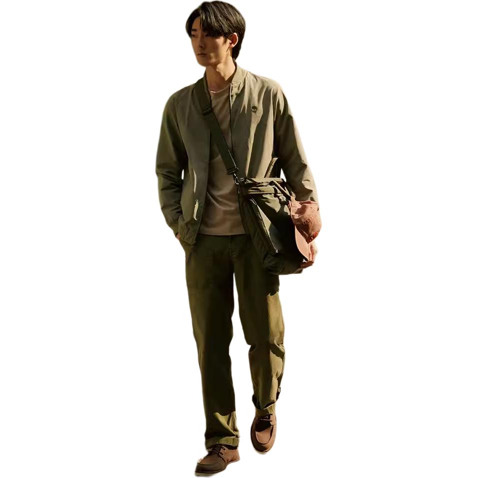 Cheap Chaqueta Bomber Impermeable Timberland para Exteriores Color Verde Cassel A4235-590