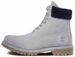 Timberland Waterproof 6 Inch Double Collar 'Grey Furry Blue' A1ZKU Timberland Waterproof 6 Inch Double Collar 'Grey Furry Blue' A1ZKU