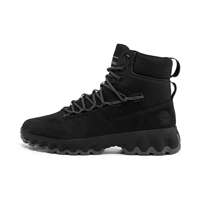 Timberland Greenstride Edge Waterproof Wide Fit Boots 'Black Nubuck'