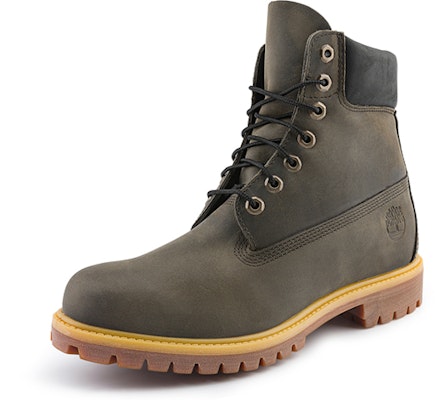 Timberland Premium 6 Inch Tahan Air Sepatu Boot 'Hijau Zaitun Hitam' A629N Lookbook Timberland Premium 6 Inch Tahan Air Sepatu Boot 'Hijau Zaitun Hitam' A629N