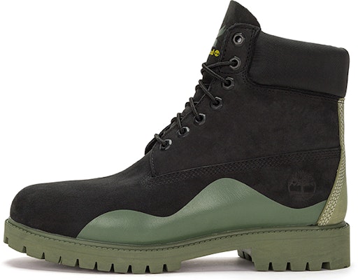 添柏岚经典6寸防水靴'黑色磨砂皮绿色' A5UYWW Buy 添柏岚经典6寸防水靴'黑色磨砂皮绿色' A5UYWW