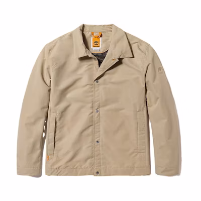 Timberland Waterproof Casual Solid Long-Sleeve Jacket Light Soil Color A26ZZ-269