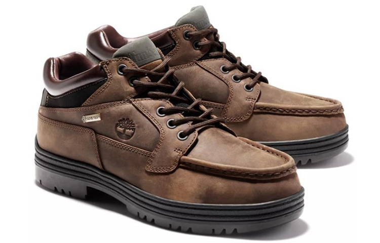 Order Timberland添柏瀾 防水工作短靴 戶外耐磨中筒馬汀靴 深棕色