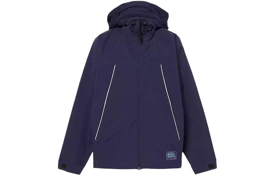 Timberland Waterproof Full-Zip Hoodie Jacket Unisex Blue A5RW6-EJ3