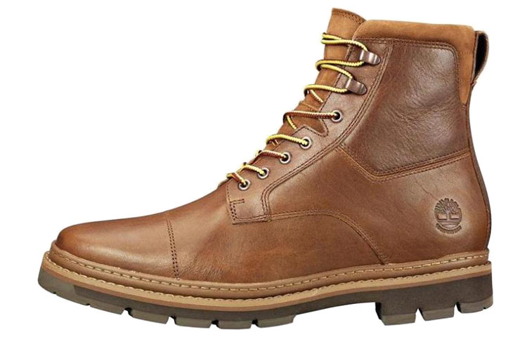 Timberland Waterproof High-Top Work Boots 'Brown' TIM00AI