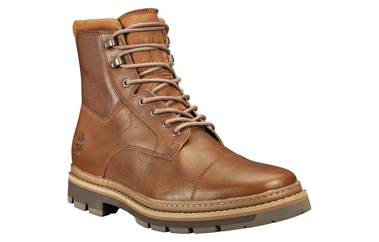 Timberland Waterproof High-Top Work Boots 'Brown' 圖 3