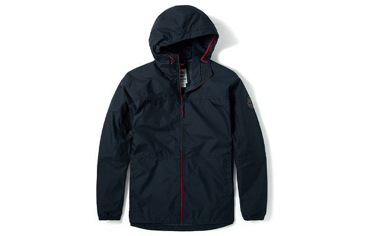 Timberland Waterproof Hooded Jacket - Deep Navy Blue Outdoor Casual A24K7-433
