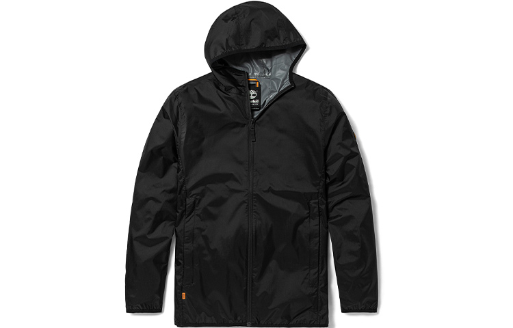 Timberland Waterproof Hooded Jacket Black Casual Sportswear A2ETN-001