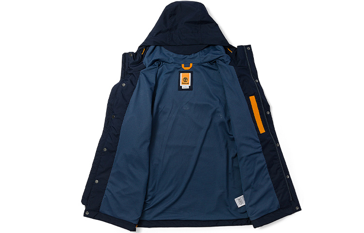 Lookbook Chaqueta Impermeable con Capucha Timberland Azul Zafiro Oscuro Ropa Casual A5QKZ-433