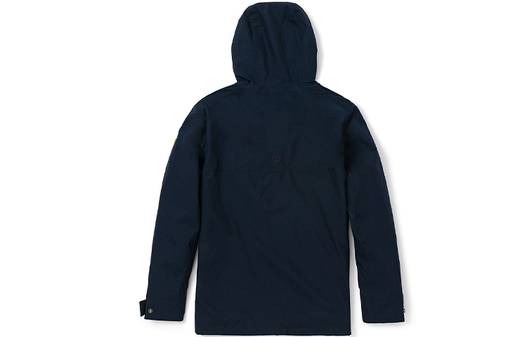 Shop Chaqueta Impermeable con Capucha Timberland Azul Zafiro Oscuro Ropa Casual A5QKZ-433