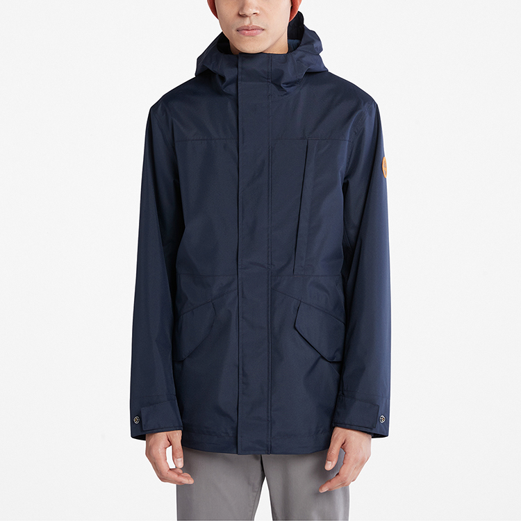 Details for Chaqueta Impermeable con Capucha Timberland Azul Zafiro Oscuro Ropa Casual A5QKZ-433