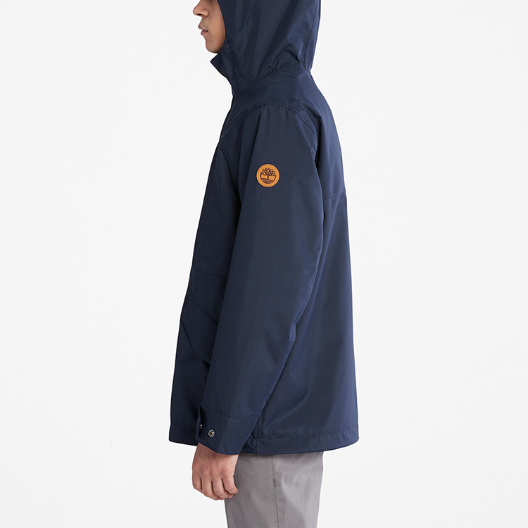 Cheap Chaqueta Impermeable con Capucha Timberland Azul Zafiro Oscuro Ropa Casual A5QKZ-433