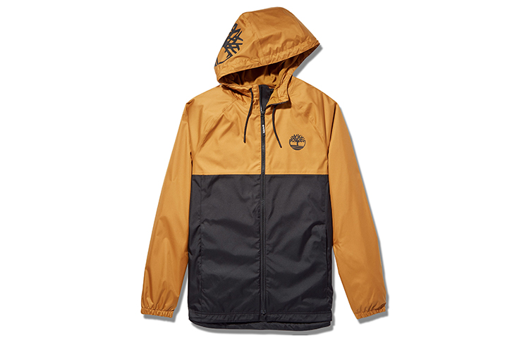 Timberland Waterproof Hooded Zip Jacket Wheat Color Jacket A2CEFP57