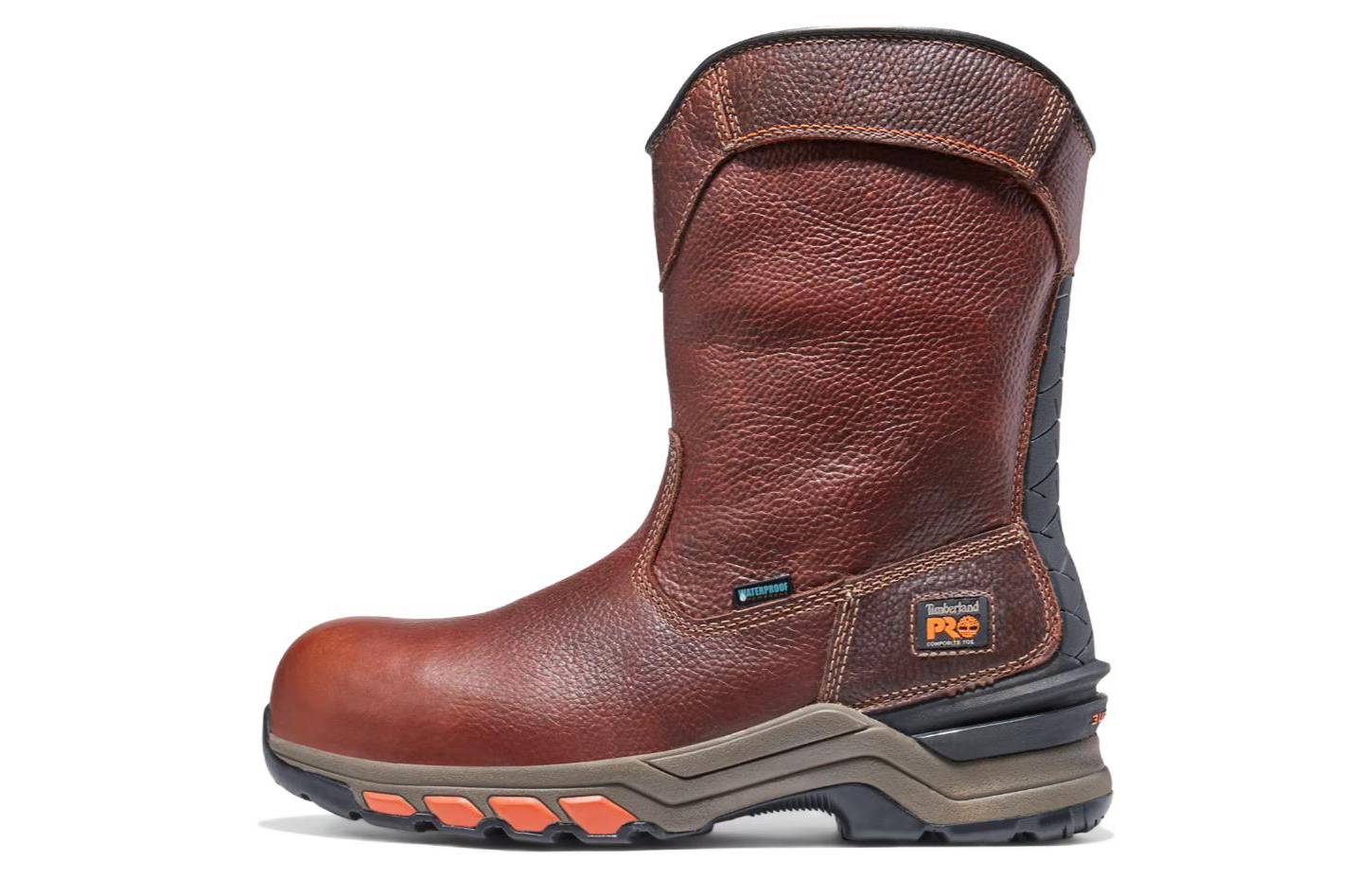 Timberland Waterproof Mid-Top Boots 'Red Brown' A1Z78214