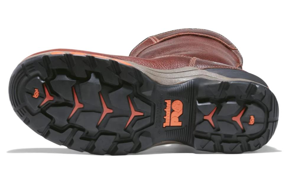 Shop ティンバーランド防水ミッドトップブーツ『レッドブラウン』A1Z78214 A1Z78214