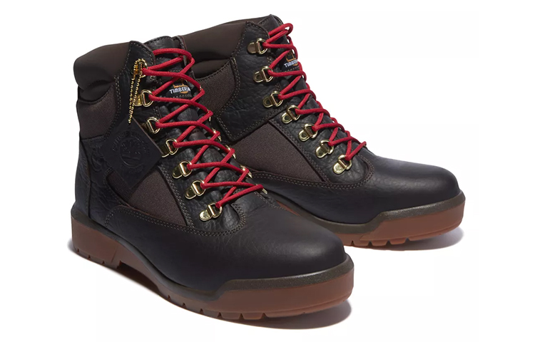 Shop Botas Impermeables Timberland Mid-Top Outdoor 'Negro Marrón' A2GK6D33