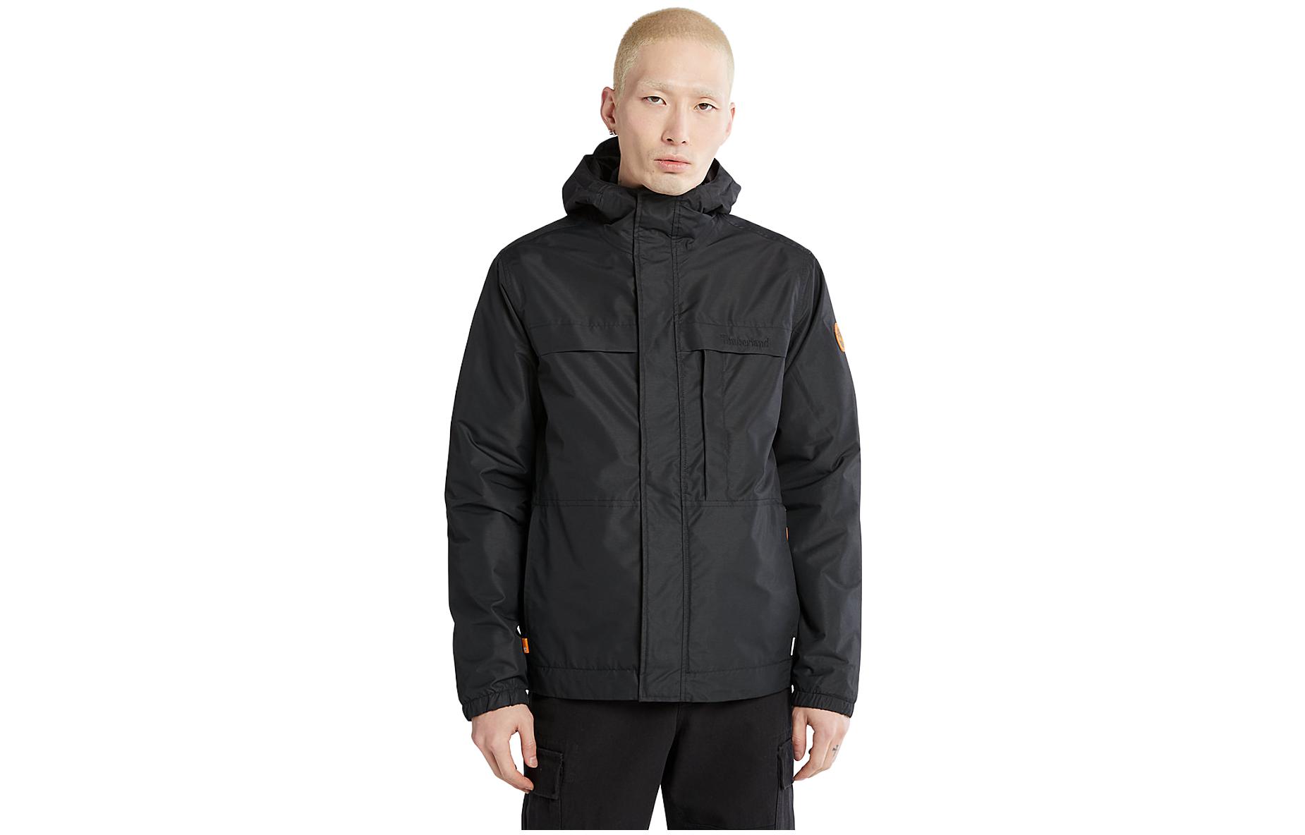Timberland Waterproof Multi-Pocket Hooded Jacket - Black A5XRS-001