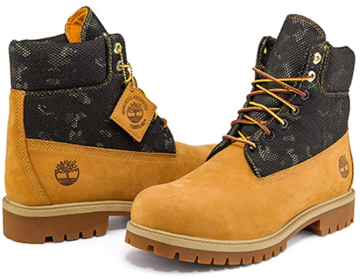 Timberland Heritage 6 Inch Boot 'Wheat Nubuck with Camo' A2KJZW Purchase Timberland Heritage 6 Inch Boot 'Wheat Nubuck with Camo' A2KJZW