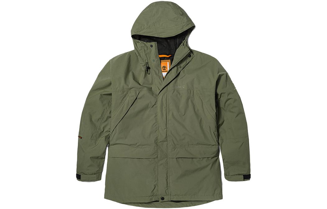 Timberland Waterproof Outdoor Hooded Jacket Kassel Green A6R9F-590