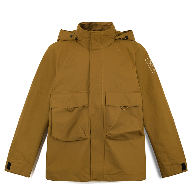 Timberland Waterproof Outdoor Jacket Windproof Breathable Light Brown A41QB-834